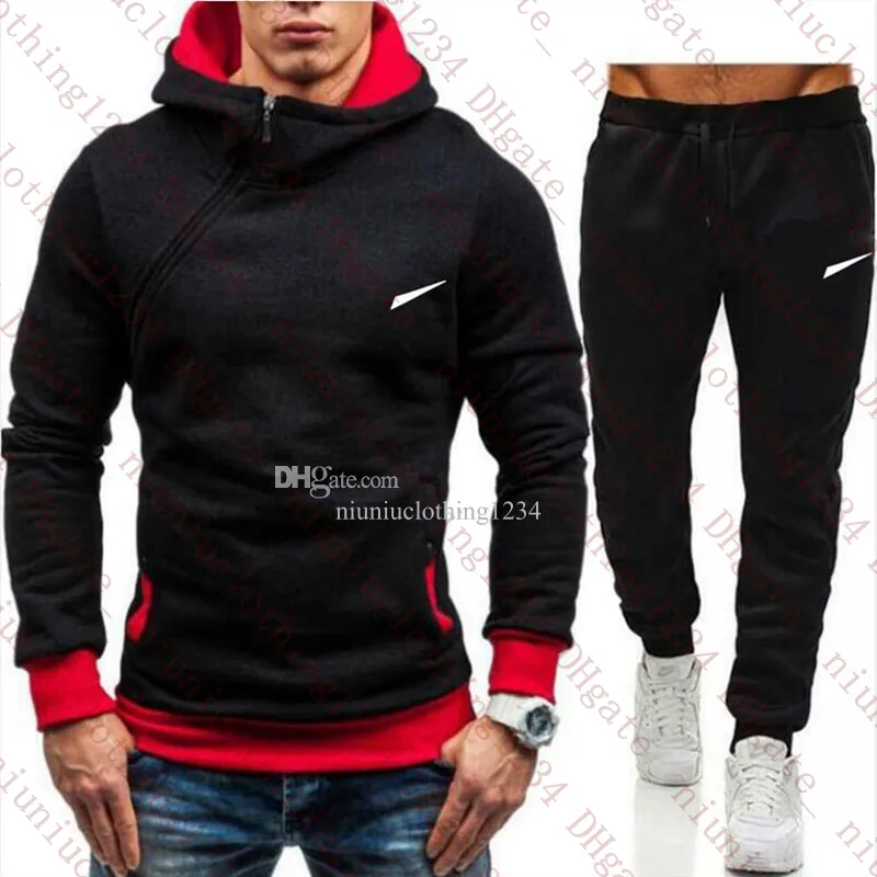 Designer Men Tracksuit Trend Set Sweatshirt och Sweatpants Fashion Spring Autumn Sportwear Famous Brand Pullover Hoodies 2 Pieces/Set Sports Mens Clothing S-3XL