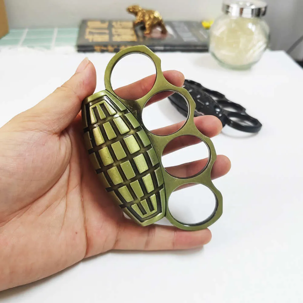 Defensieve Vuist Cl Designer Martial Arts Prop Meloen Vier Vinger Tijger Set Ring Survival Apparatuur Hand Brace O832