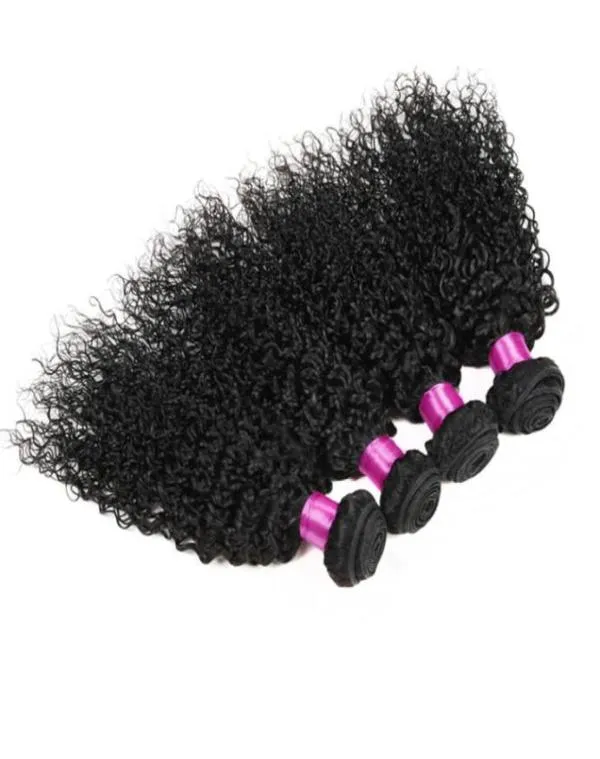 Brazylijskie dziewicze Kinky Curly Weave Human Hair Bundles Indian Malezyjskie Mongolijskie Peruwiańskie ludzkie włosy Kinky Curly Hair Extensions879490297