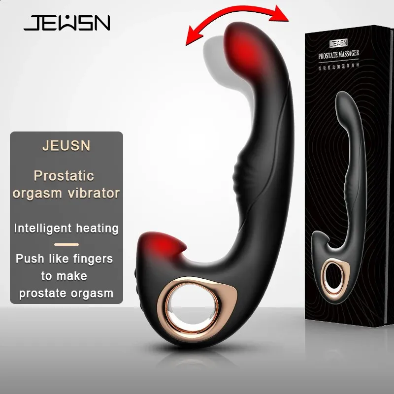 Jeusn Rolling Vibrating Male Próstata Masaje Control remoto Anal Plug Butt Plugs para hombre GSpot Estimular Gay Sex Toys 240202