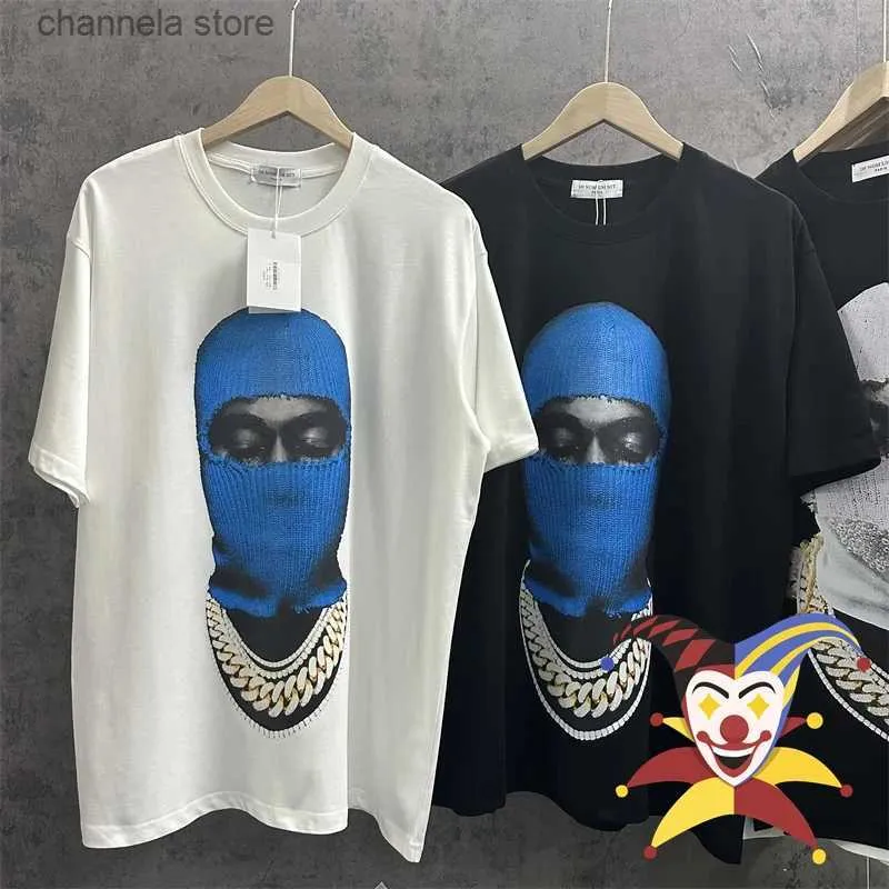 Männer T-Shirts IH NOM UH NIT Blue Masker Man Print T-shirt Frauen Männer Lose Kleidung Oversize Casual Top Tees T240218