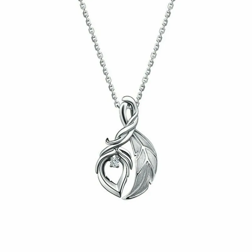 League Game Rakan och Xayah Par Necklace Pendants 925 Sterling Silver Necklace For Women Jewelry Par Lovers Gifts260k