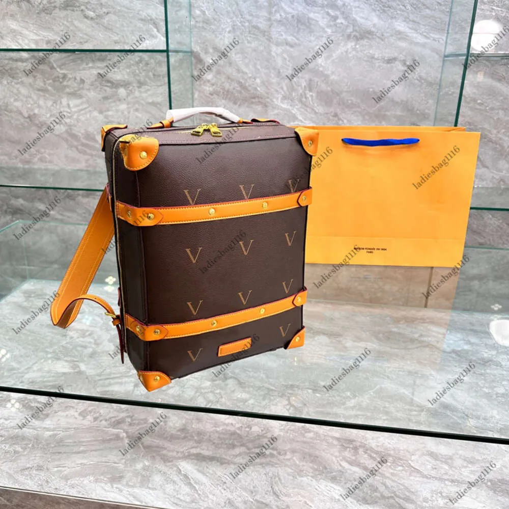 Styl plecakowy projektant plecak luksusowa torebka torebka podwójne ramię plecaki Kobiet portfel prawdziwe skórzane torby Lady Plaid torebki Duff Bagaż przez Fen Y010 001