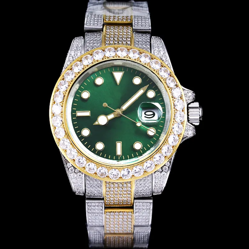 Diamond Watch Designer Watches Automatisk mekanisk rörelse Vattentät modearmband Sapphire Business rostfritt stål 42 mm armbandsur Montre de Luxe gåva