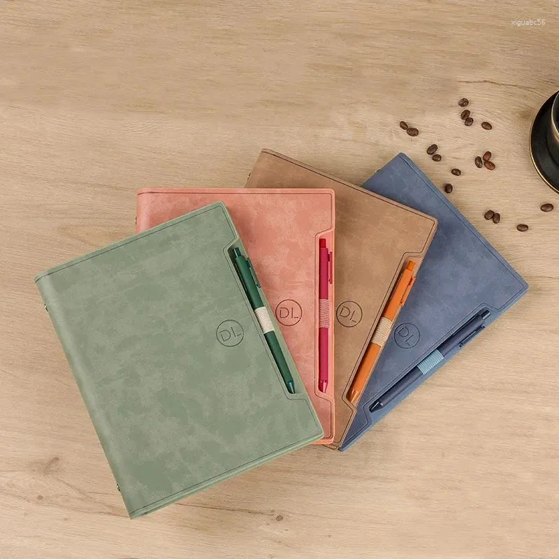 Diary A5 Binder Noteboo and Journal With Rings Office Notepad Line Agenda Planner Stationery Organizer Spiral Note Book Supplies