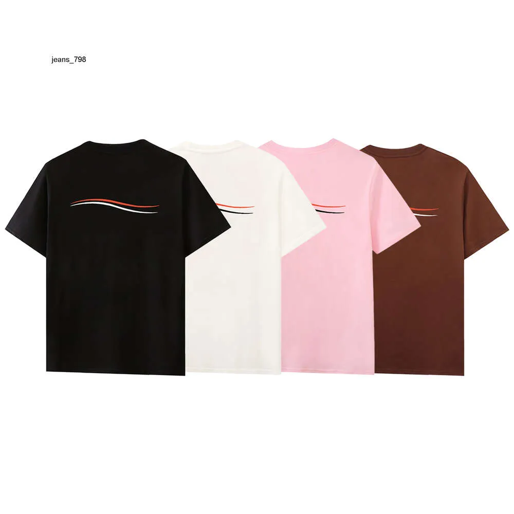 size balencaigaly balencigaly Designer T shirt Summer short Sleeve XS-L waves Tee Men Women Lovers luxury T-shirts Fashion large senior Pure cotton high quality Top