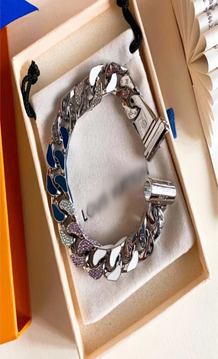 L Home Blaues Macaron-Armband Donkey Home Diamant-Epoxidharz-Paar-Männer- und Frauen-Armband Mode im europäischen und amerikanischen Stil VShaped 9228960