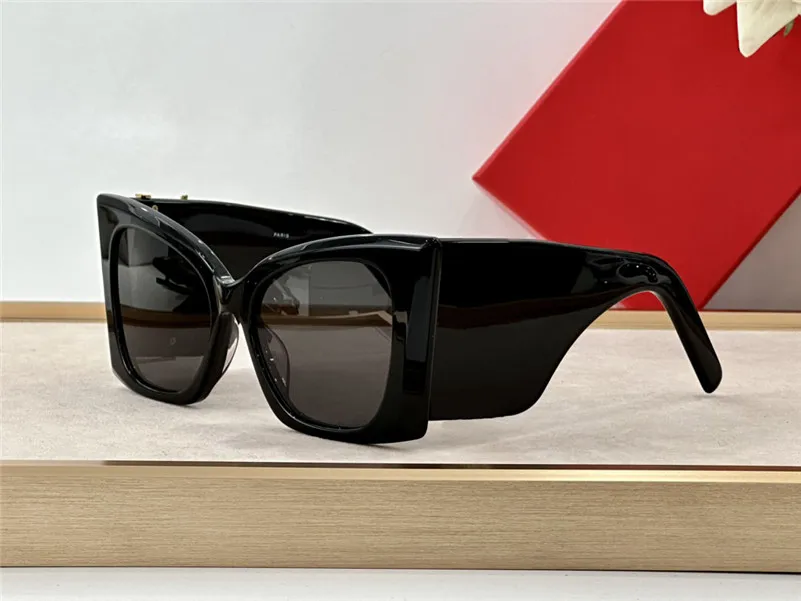 新しいファッションデザインアセテートサングラスM119ビッグキャットアイフレームシンプルでエレガントなスタイル汎用性の高い屋外UV400保護メガネ