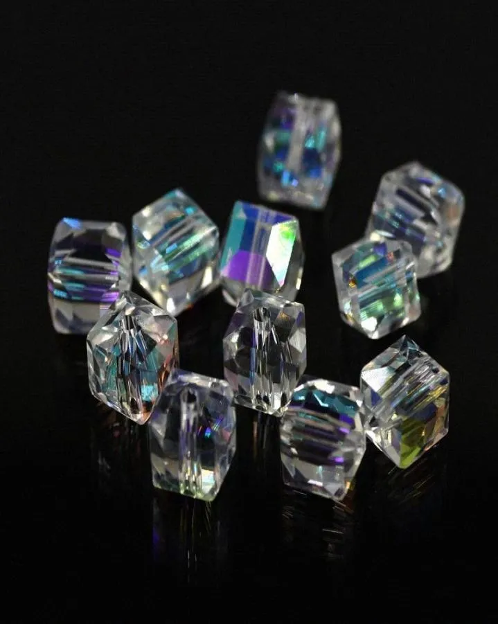 WholeCrystal Bicone Beads 4MM 115LOT Czech Loose Crystal Beads Faceted Glass Beads for DIY Jewelry Earrings Necklace Brace9117202