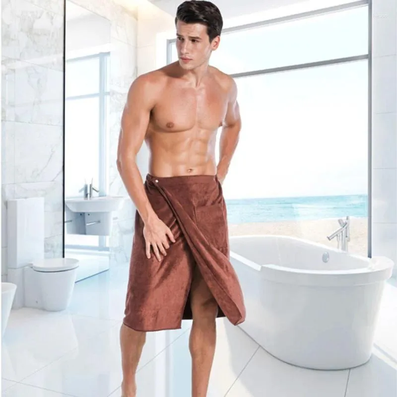 Полотенце мягкое мужское, пригодное для ношения, для ванны с карманом, пляжное одеяло из микрофибры для плавания Toalla De Playa 70 140 см