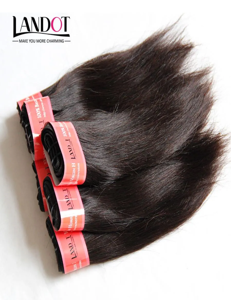 Cabelo Humano Curto Tecer Pacotes Grau 6A Não Processado Brasileiro Peruano Malaio Indiano Cambojano Cabelo Liso 45678 Pcs Chea7990939