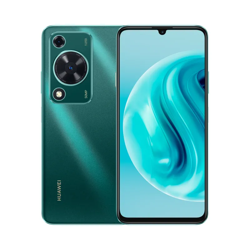 Originele Huawei Enjoy 70 4G LTE mobiele telefoon Smart 8GB RAM 128GB 256GB ROM Octa Core Kirin 710A HarmonyOS 6.75 "LCD volledig scherm 50MP 6000mAh Face ID vingerafdruk mobiele telefoon