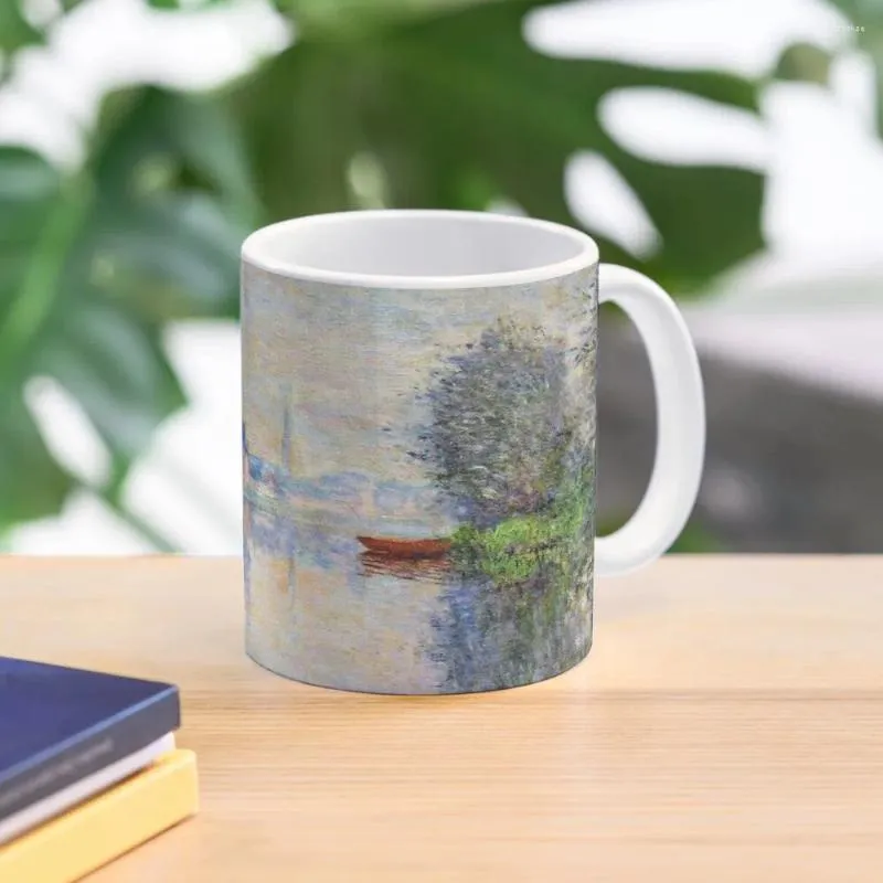 Tasses Monet - Automne sur la Seine à Argenteuil Fine Art Painting Coffee Mug