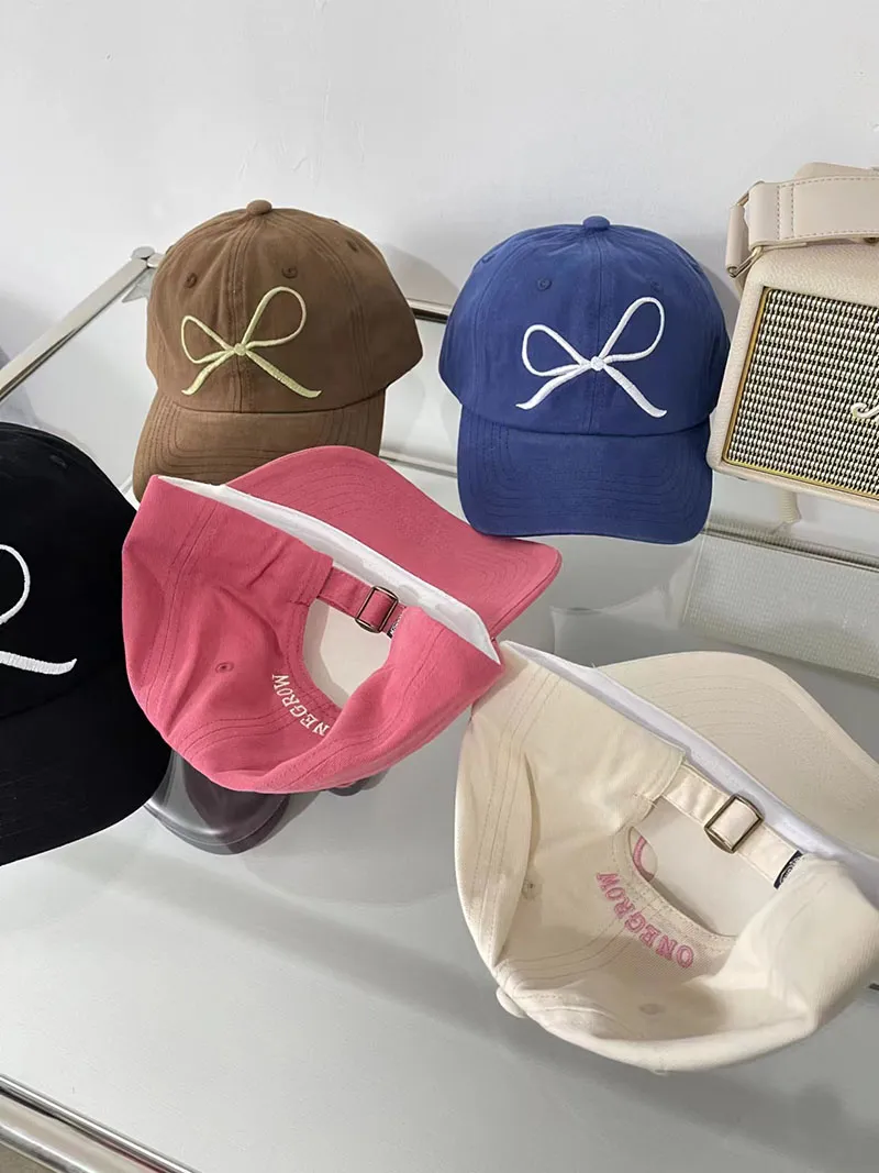 Designerns samma båge baseballhatt kvinnors vår/sommar nya söta och söta solskyddsmedel hatt hatt hatt