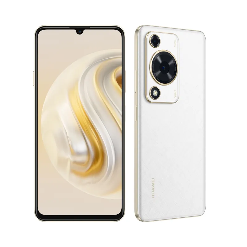 Téléphone portable d'origine Huawei Enjoy 70 4G intelligent 8 Go de RAM 128 Go 256 Go ROM Octa Core Kirin 710A HarmonyOS 6,75 "AOD LCD plein écran 50MP 6000mAh Face ID téléphone portable d'empreintes digitales