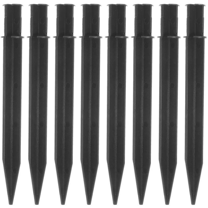 Garden Decorations Ground Cone Stake Spike Solar Lamp Stakes for Outdoor Lights Plast Lawn Replacement House