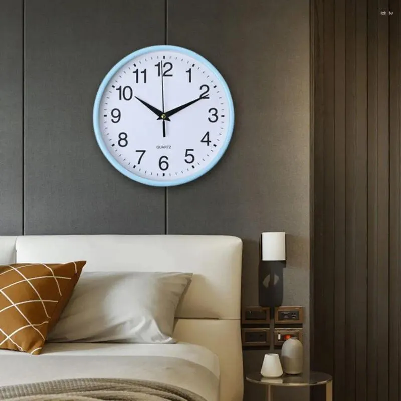 Wanduhren, stilvolle Uhr, modern, rund, mit hochpräzisem Quarzwerk, batteriebetrieben, für Zuhause