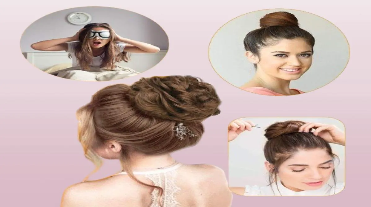 Lans Messy Hair Bun Extensions 3pcs partie kręcone falach syntetyczny chignon do włosów Scrunchies Scrunky Updo Hairpiece for Women LS141469143