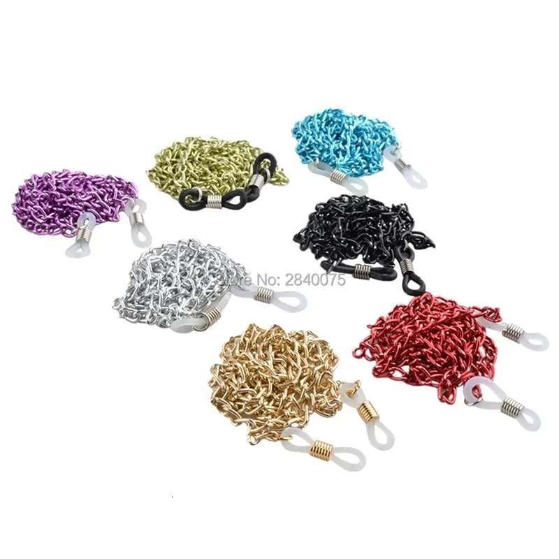 Anteojos coloridos Cadena de metal de aluminio Gafas de lectura Cordón accesorios 240202