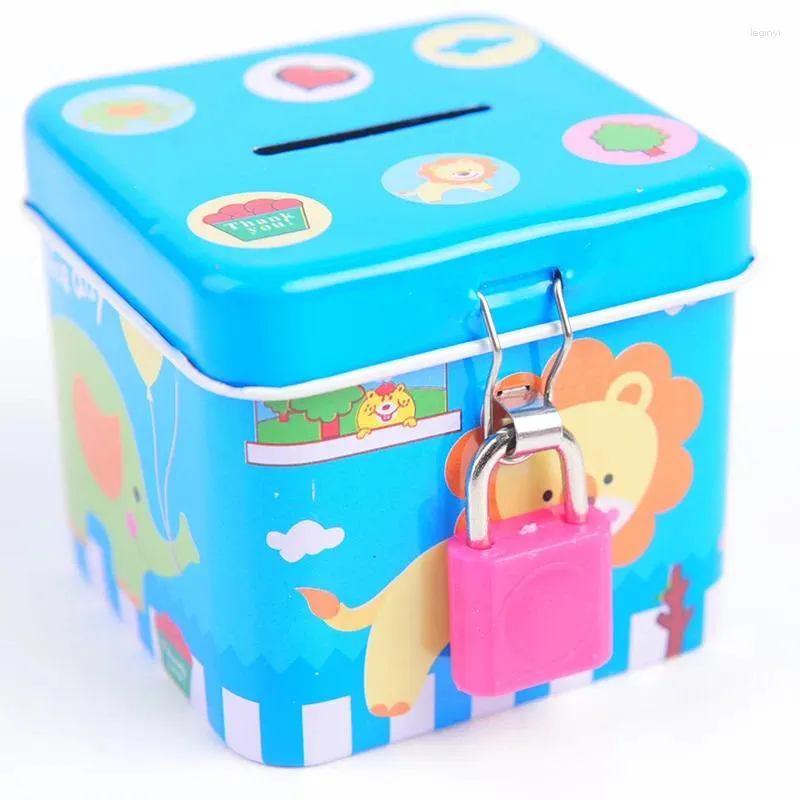 Other Bird Supplies Parrot Piggy Bank Interactive Toy Puzzle Coin Tin Box Jar Color Random