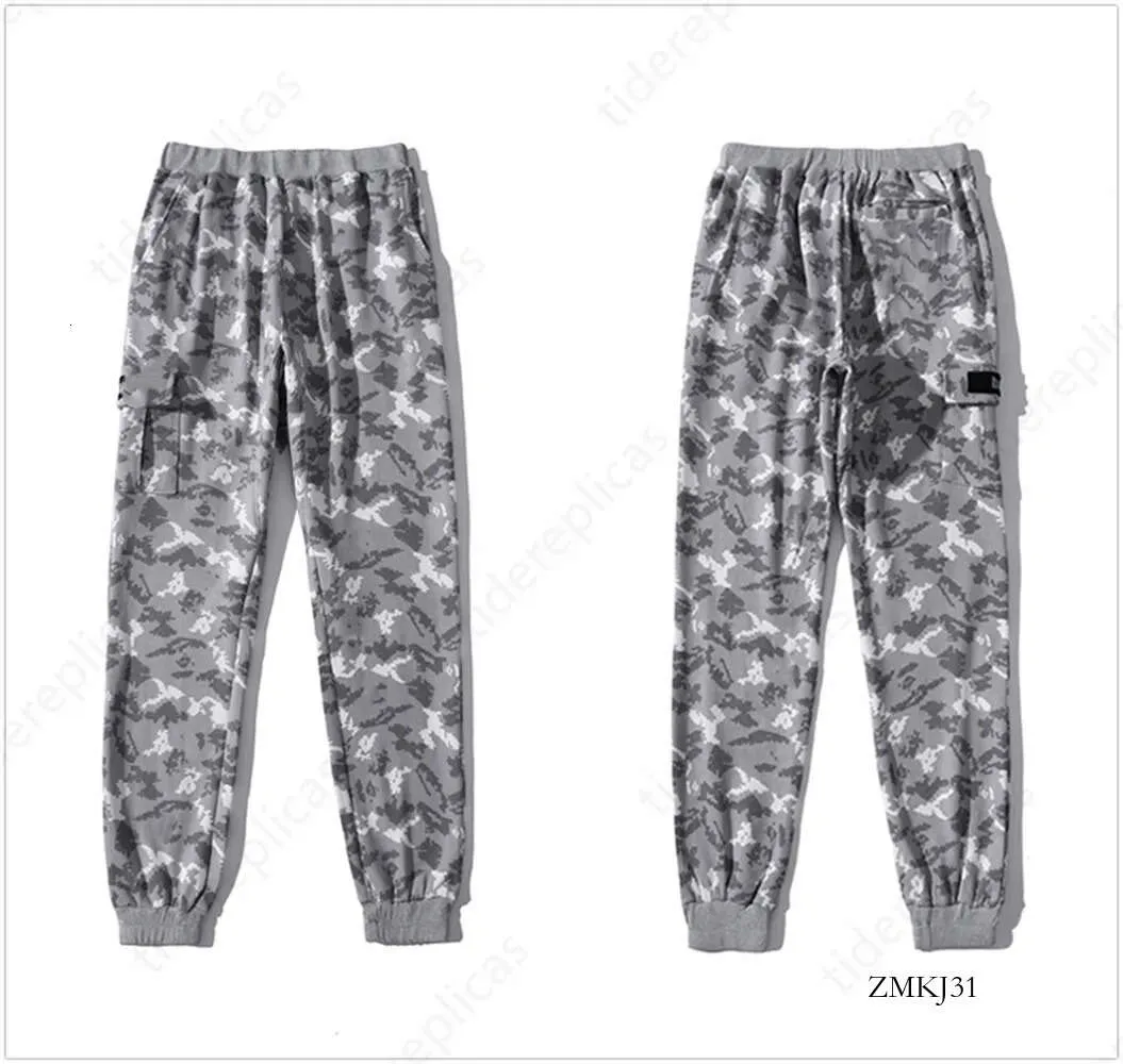 Spodnie cargo designer shark kamuflaż sport sportowy drespant jogging duże męskie spodnie galaktyczne spodnie Luminous Star Joggers 7171