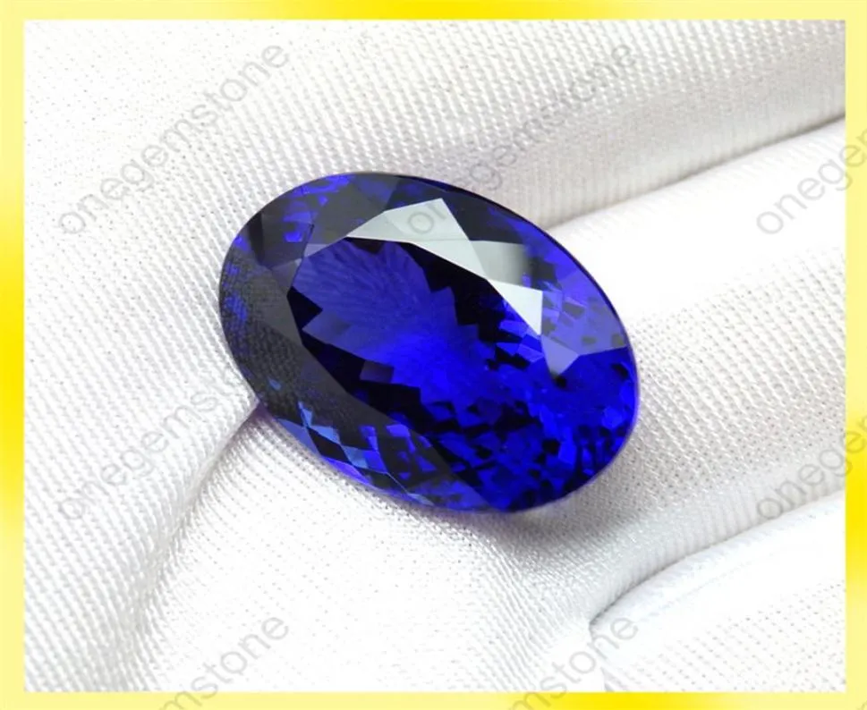 Toppkvalitet Sapphire Color Stone 10x8 mm oval form Löst Gemstone299D6868378