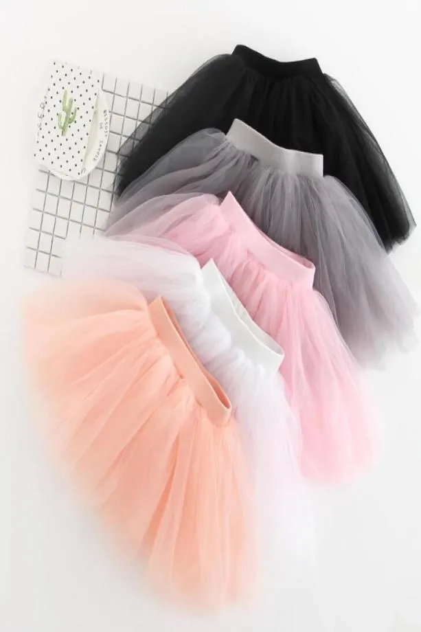 Nieuwe Zomer Baby Meisjes Kanten Rok Kinderen Prinses Bubble Rok Geplooide Tutu Rok Korte Jurk 5 Kleuren 136361595579