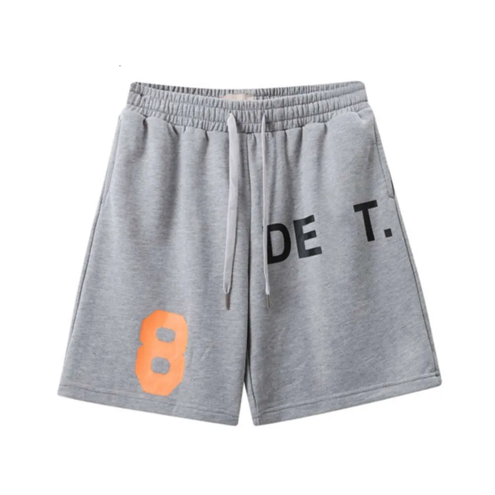 Designer Men's Shorts Galleryes Depts Designer Summer Gallary Shirt Alphabet Printed Star Samma runda hals Kort ärm T-shirt för män och kvinnor 117