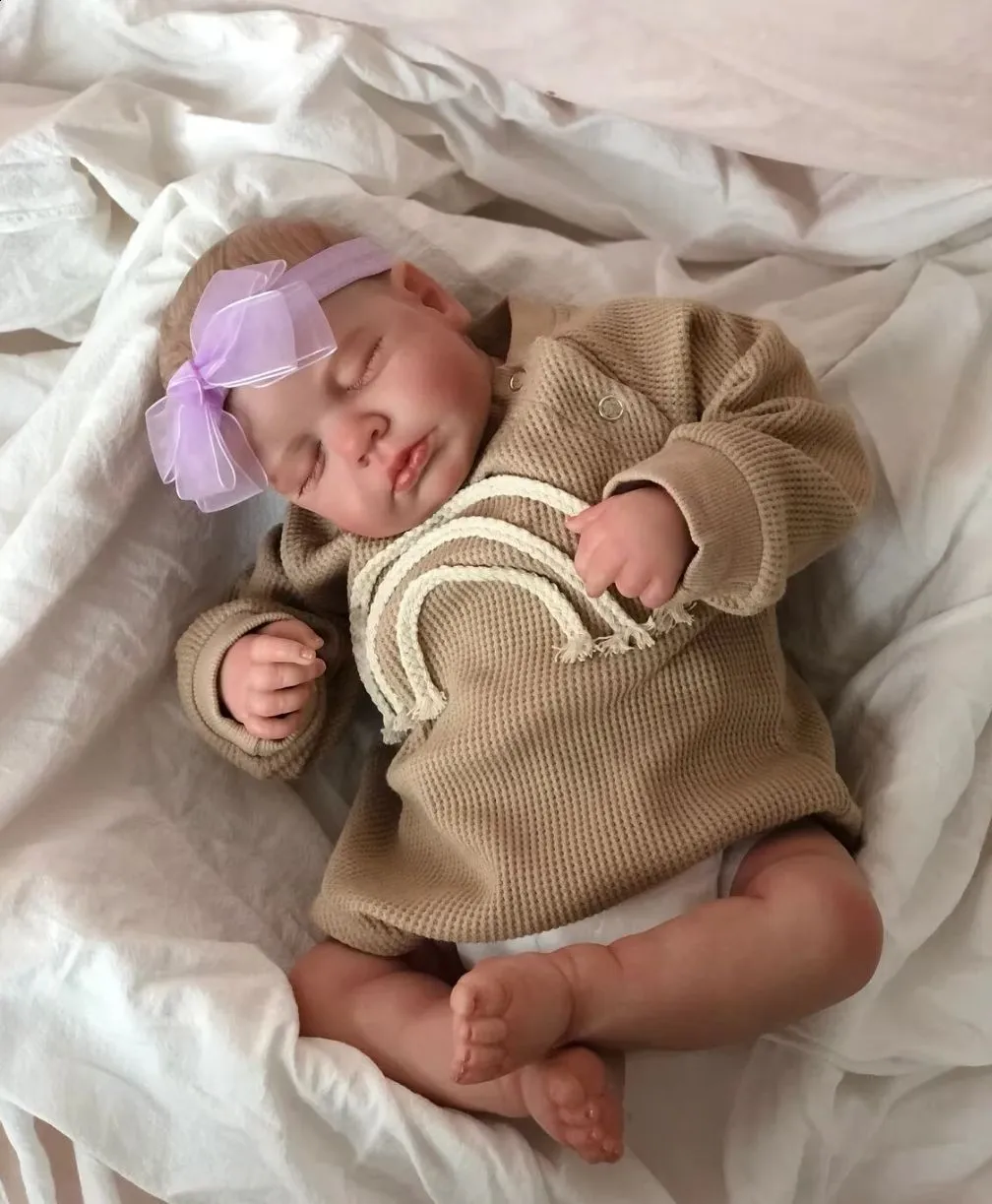 Dolls 7 "Micro preemie كامل الجسم سيليكون دمية غاضبة دمية" ليلى "و" LAN "LifeLike Mini Reborn Doll Surpric