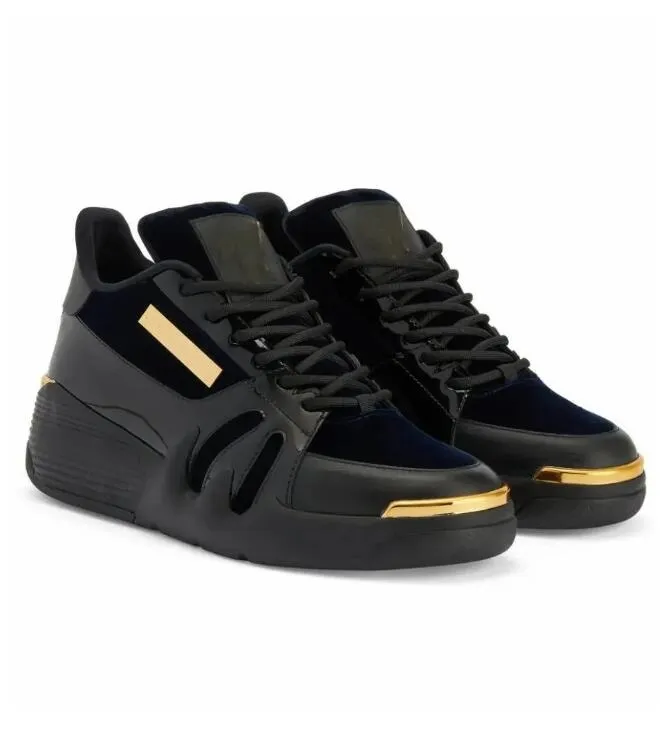 Designer Luxury Men Talon Sneakers Shoes Technical Fabric Rubber Platform Midsole Casual Walking Patent Leather Famous Trainers EU38-46 Original Box