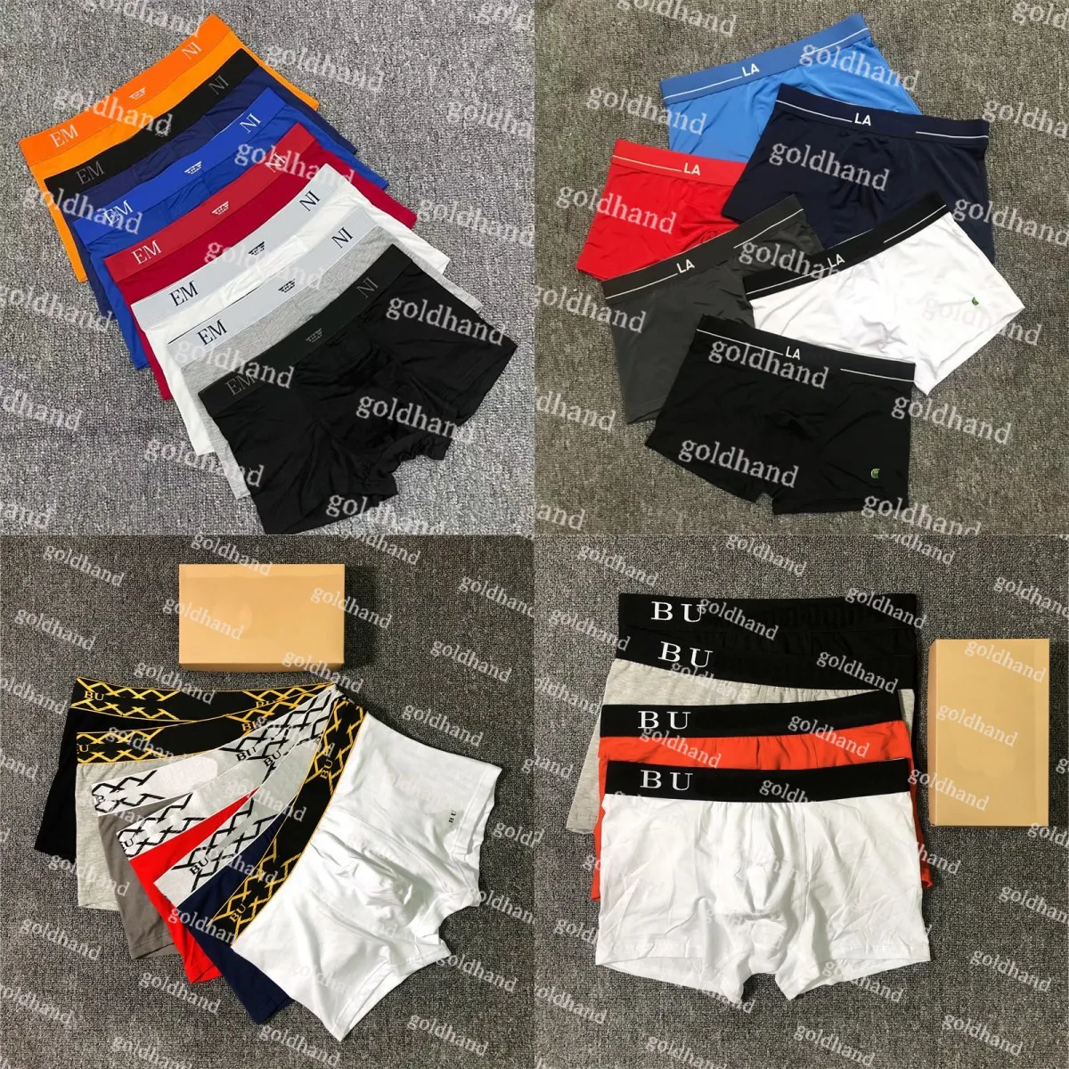 Luxury Mens Underwear Underpants Boxers Designer Letter Printed Underbad High Quality Briefs