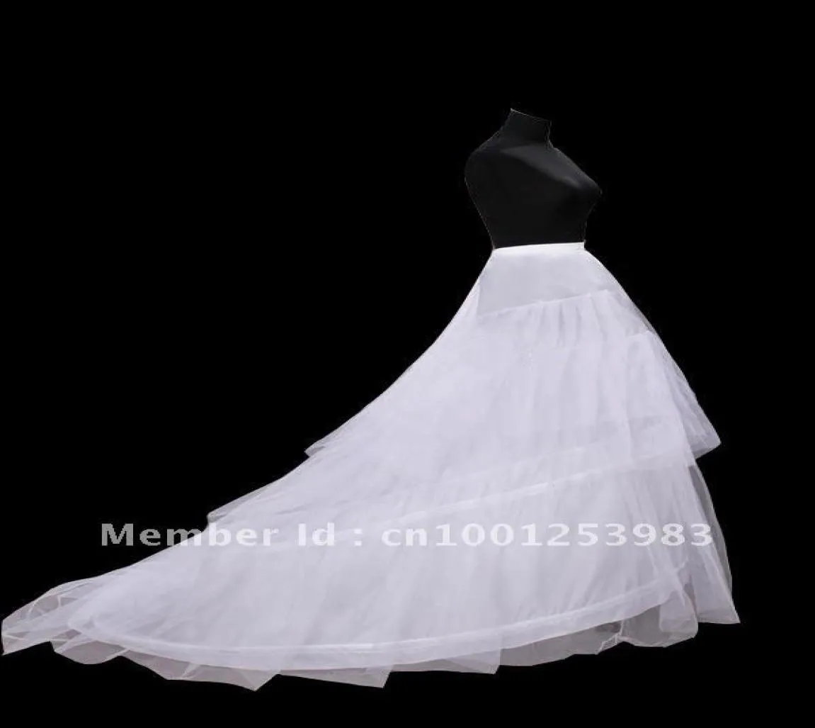 Newest Gorgeous Wedding Petticoat crinoline train Bridal Accessories dresses petticoats for women long4343556