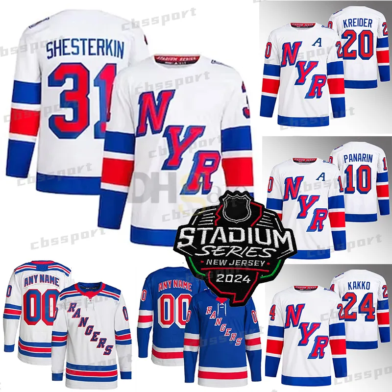 Personnalisez le maillot New York "Rangers" 23 Adam Fox Stadium Series 20 Chris Kreider 93 Mika Zibanejad 10 Artemi Panarin 31 Igor Shesterkin 79 K'Andre Miller 55 Ryan Lindgren