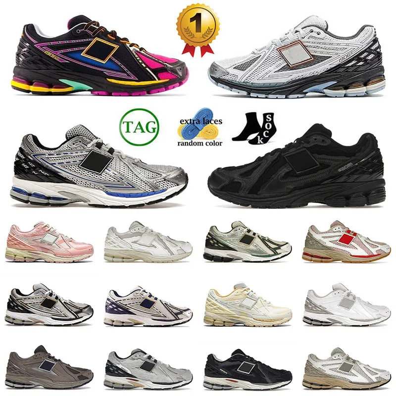 2024 Sports av högsta kvalitet BB1906R 1906R Rinnande skor Män kvinnor Neon Nätter Rain Cloud White Sea Salt Protection 1906 R Gray Indigo Trainers Sneakers 36-45