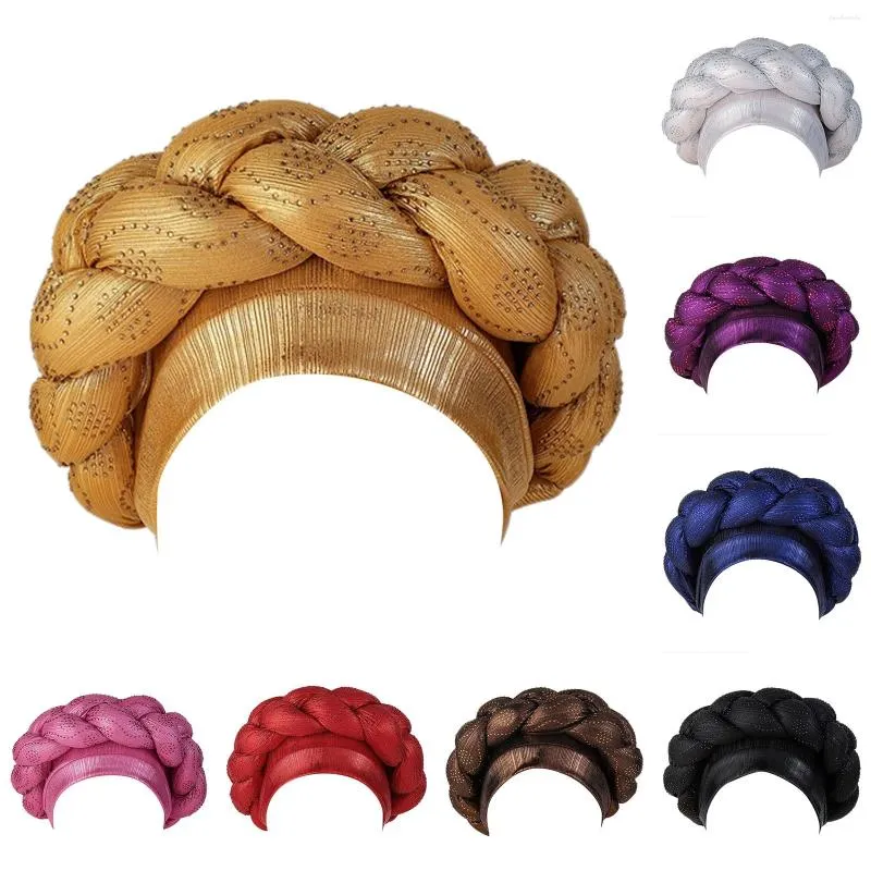 Bérets non doublés avec bandeau en cuir mode femmes perles tresse chapeau musulman à volants peintre français Slouchy Clueless Non laine