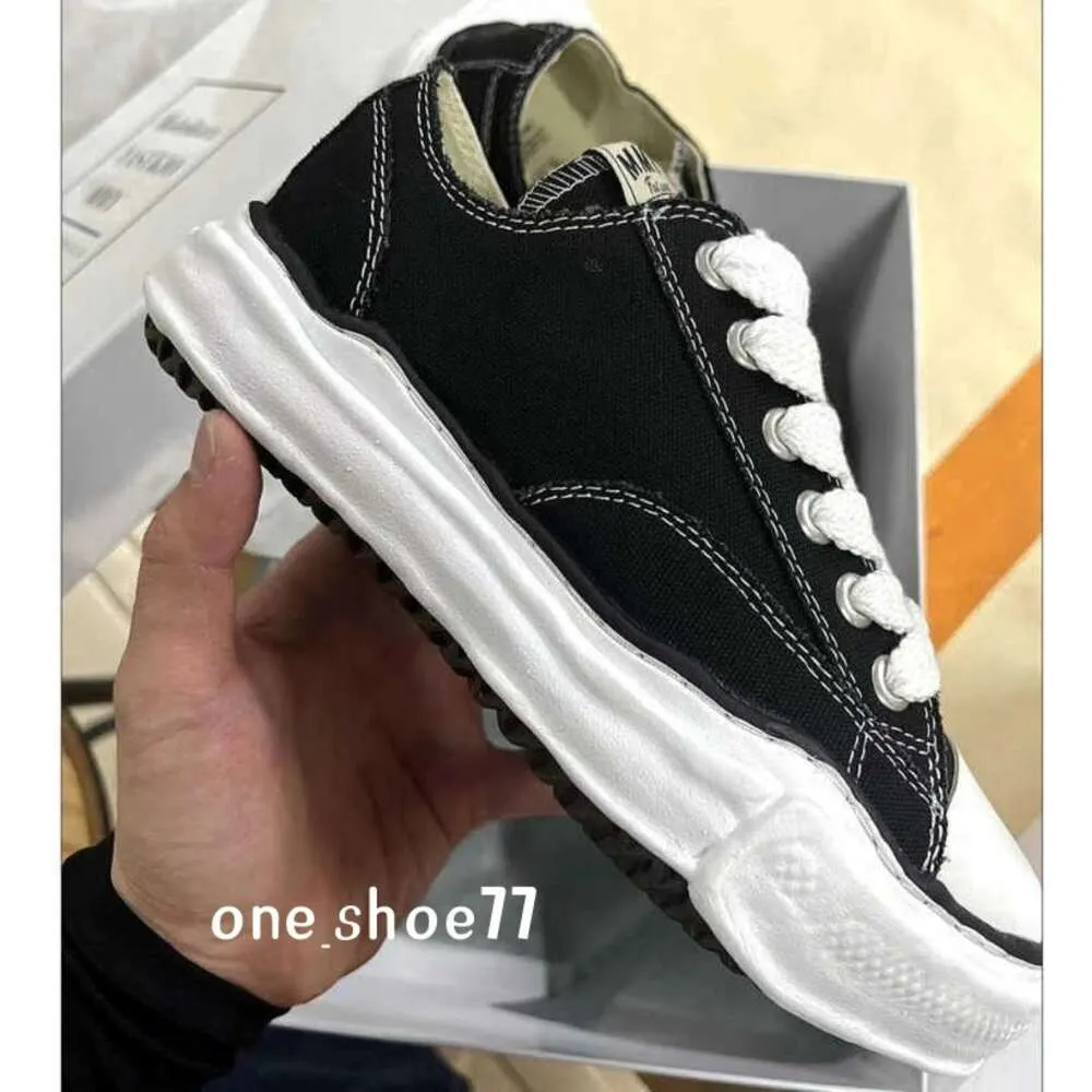 Designer Schuhe Low-Top Canvas Schwarz Weiß Luxus Leder Herren Sneakers Shell Head Dissolve Damen