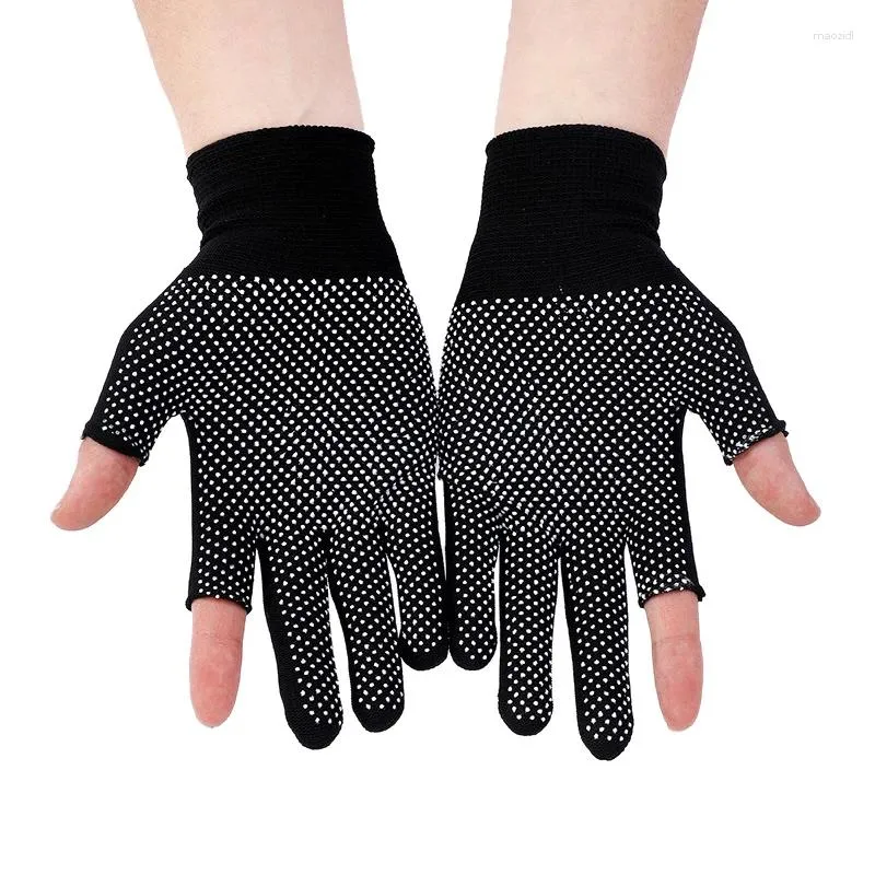 Cycling Gloves Exposed Two Finger Thin Anti Slip Touch Screen Half Sunscreen For And Fishing