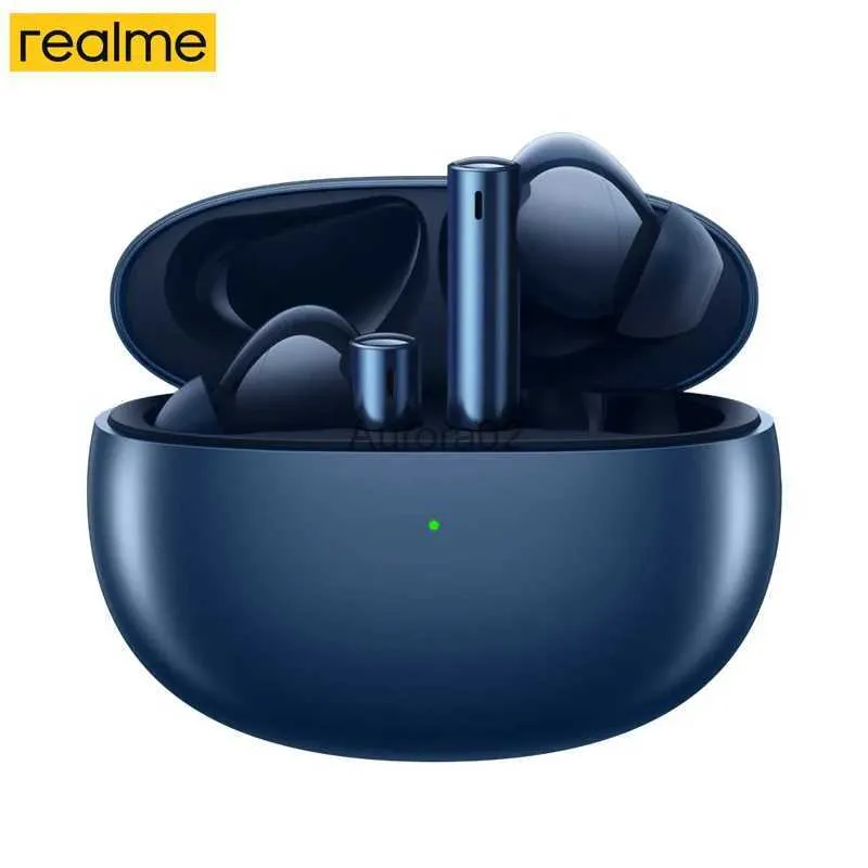 Cell Phone Earphones Realme Buds Air3 Bluetooth Headset Active Noise Canceling Earphone Gaming Esports Low Latency Transparent Mode Headphone Air 3 YQ240219