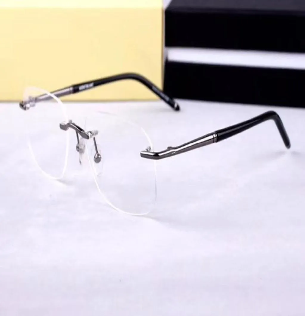 0071新しいMEN039S BUSINESS RIMLESS GLASSES FREAL FREAM FREAR ULTRALIGHT BIG FASE FASION FASHION FREAL 58178336950