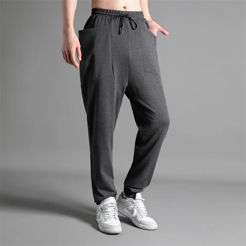 FASHION Men's Casual Harem Pants Athletic Hip Hop Dance Sporty Hiphop Mens Sport Sweat Pants Slacks Loose Long Man Trousers Sweatpants Bottoms