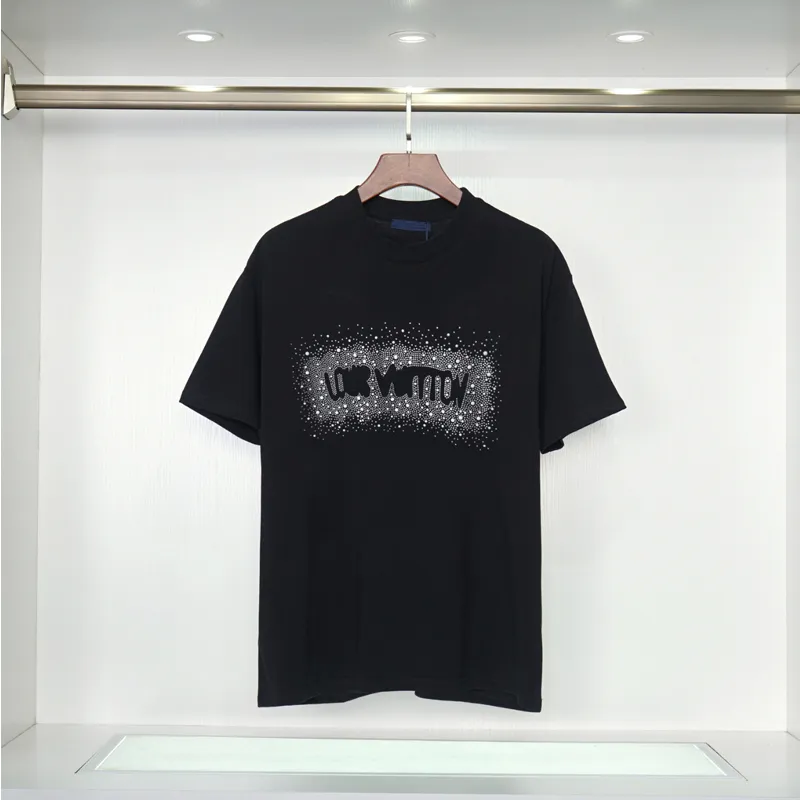 Maglietta per magliette estive casual maschile per uomo maglietta gradiente di lussuoso monogramma per uomo Designer maglietta da camicia da uomo abbigliamento da streetwear Tshirt da equipaggio VV VV