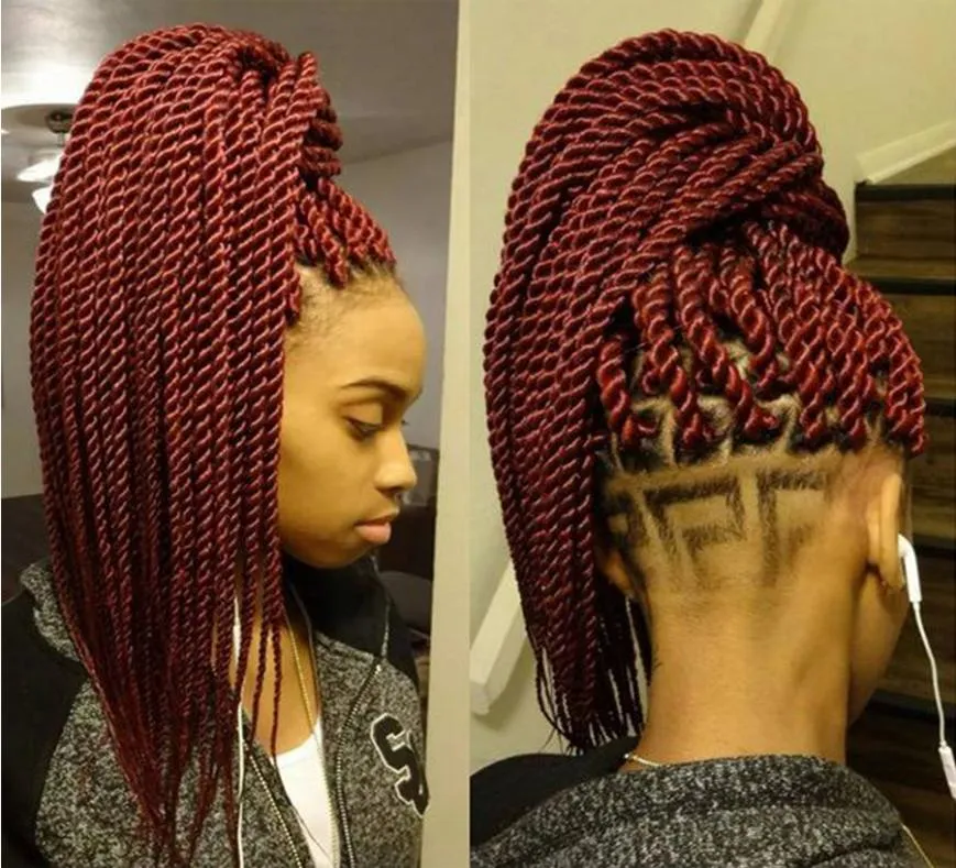 12 14 16 18 20 22 Polegada 22 RootsPack Tranças de Crochê Extensões de Cabelo Senegalês Kanekalon Sintético Ombre Crochet Trança Braidin8007729