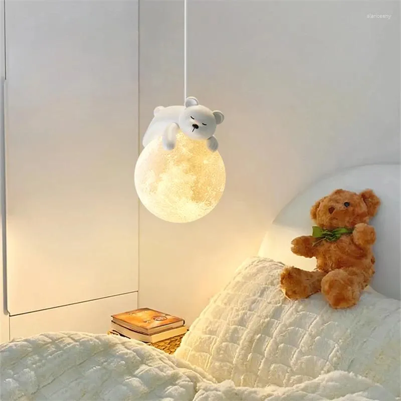 Pendant Lamps Bedside Chandelier LED Boys And Girls' Room Bedroom Hallway Balcony Restaurant Master Small