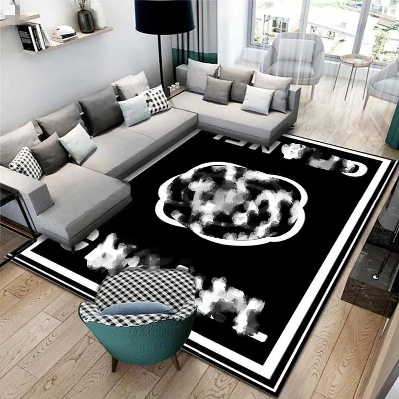 Designer Carpet Bedside Blanket Living Room Bedroom Full Floor Mat Bathroom Non-slip Foot Mat Crystal Velvet Carpet 11-15