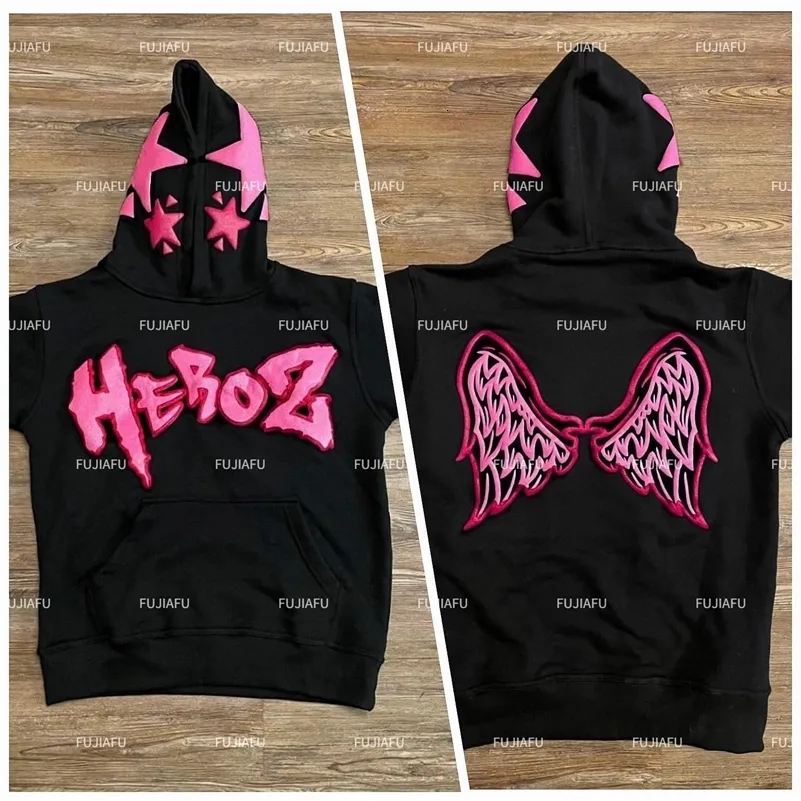 DHgate.com:Mens Oversized Pullover Hoodie, Y2K Hip Hop Dice