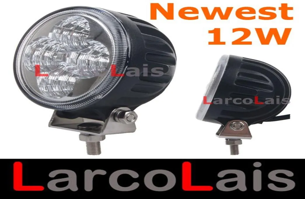 LarcoLais 3quot 12V 24V 12W LED Motorcycle Headlight Work Light Tractor Truck Trailer SUV JEEP Off Road Heavy Duty High Power La8281499