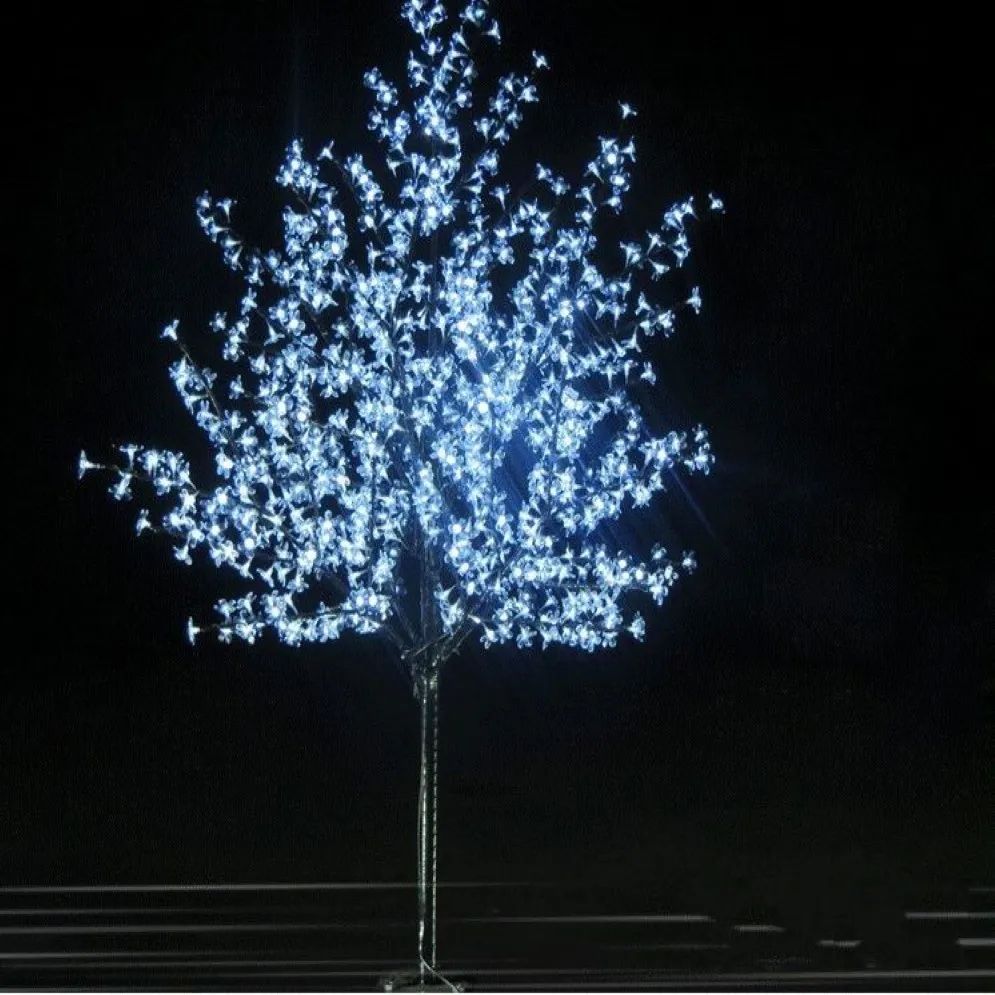 2M 1152LED S brillant LED fleur de cerisier arbre de noël éclairage étanche jardin paysage décoration lampe pour fête de mariage 316K