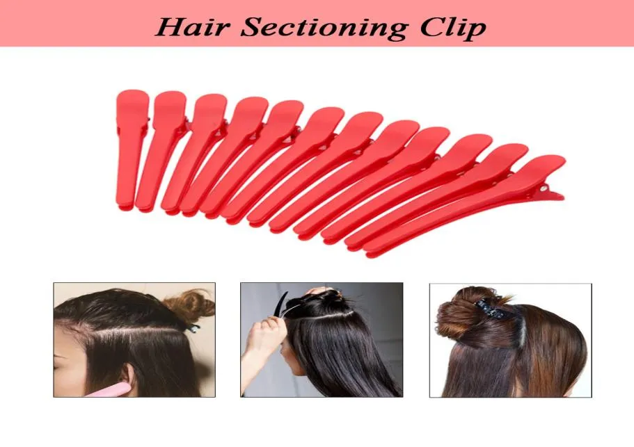 12 Stuks Salon Sectioning Haar Clip Grip Kappers Sectioning Klemmen Professionele Snijden Haar Styling Clips6558072