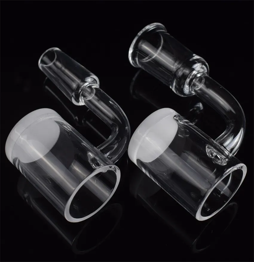 Top quality Opaque Bottom Gavel Flat Top Quartz Banger dab Nail 10mm 14mm 18mm Male Female Glass Bubble Spinning Carb Cap Terp Pearl