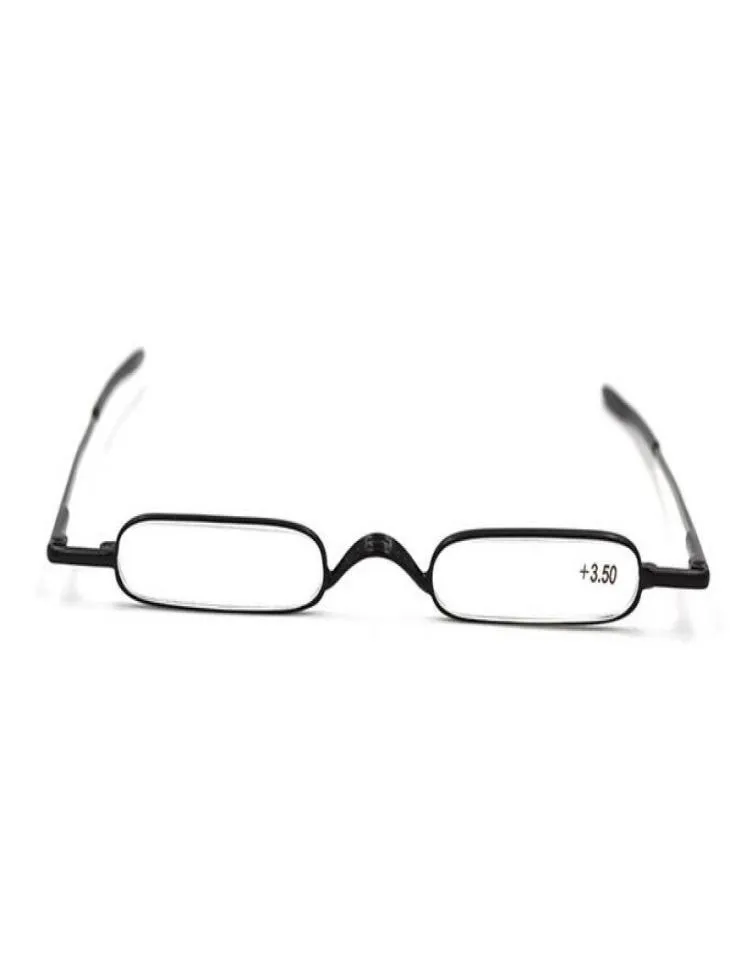 Men and Women Pen Pocket Reading Glasses Alloy Portable Container Presbyopia Ultralight Mini Folding Reading Glass Send with Cloth7308532